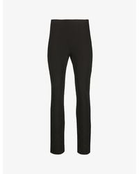 Vince - Cropped Straight-Leg Mid-Rise Stretch-Woven Trousers - Lyst