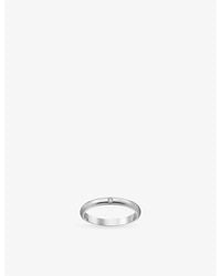 Cartier - 1895 And 0.01Ct Diamond Wedding Band - Lyst