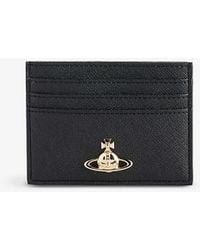 Vivienne Westwood - Logo-plaque Leather Card Holder - Lyst