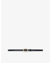 Maje - Oval Buckle Leather Belt - Lyst