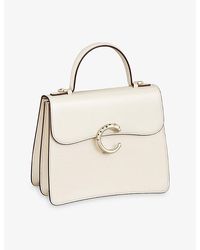 Cartier - Panthère De Small Leather Top-Handle Bag - Lyst