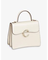 Cartier - Panthère De Small Leather Top-Handle Bag - Lyst
