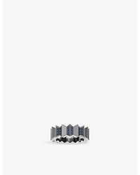 Apm Monaco - Up And Down Sterling- And Cubic Zirconia Ring - Lyst