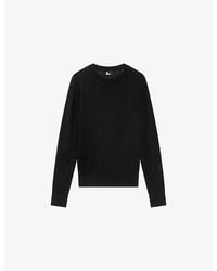 The Kooples - Round-Neck Long-Sleeve Wool Jumper - Lyst