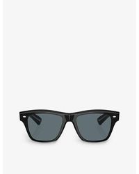 Oliver Peoples - Ov5522su Oliver Sixties Sun Polarised Pillow-frame Acetate Sunglasses - Lyst