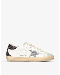 Golden Goose - Superstar 11353 Star-applique Low-top Leather Trainers - Lyst