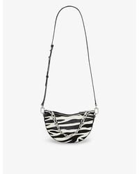 IRO - Arc Baby Zebra-print Leather Shoulder Bag - Lyst