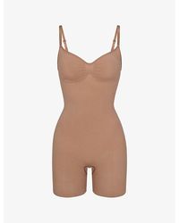 Skims - Sculpt Ruched Stretch-Woven Body - Lyst