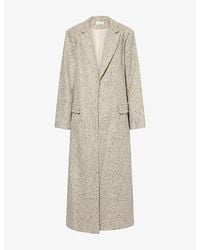 Ruohan - Neris Long Wool-Blend Coat - Lyst