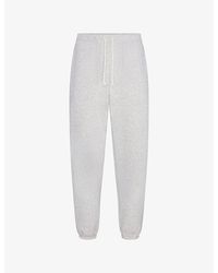 Skims - Lounge Relaxed-Fit Cotton-Fleece Jogging Bottoms - Lyst