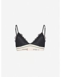Love Stories - Darling Stretch-lace And Stretch-jersey Soft-cup Bra - Lyst