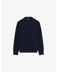 The Kooples - V-Neck Relaxed-Fit Cashmere-Blend Cardigan - Lyst