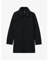 Reiss - Logan Funnel-Neck Regular-Fit Stretch-Nylon Coat - Lyst