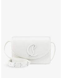 Christian Louboutin - Loubi54 Small Leather Crossbody Bag - Lyst