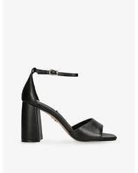 Steve Madden - Missty 017 Leather Heeled Sandals - Lyst