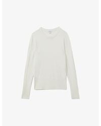 Reiss - Annie Round-Neck Wool-Blend Jumper - Lyst