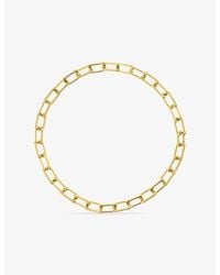 La Maison Du Couturier - Amadeus Gia Large Link 18Ct-Plated Brass Necklace - Lyst