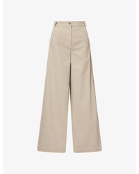 Max Mara - Wide-Leg High-Rise Denim Jeans - Lyst