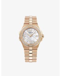 Chopard - Alpine Eagle 18ct Rose-gold And Diamond Small Watch - Lyst