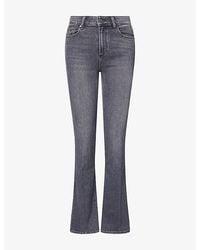 PAIGE - Laurel Canyon High-Rise Denim Jeans - Lyst