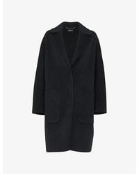 Whistles - Cassie Revere-Collar Double-Face Wool-Blend Coat - Lyst