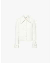 Odd Muse - Tailored-Fit Bouclé Jacket - Lyst