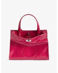 Zadig & Voltaire - Jack Branded Patent-Leather Handbag - Lyst