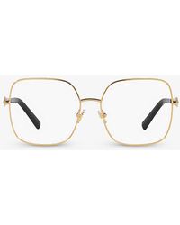 Tiffany & Co. - Tf1151 Square-frame Metal Glasses - Lyst
