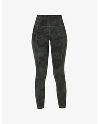 Sweaty Betty - Super Soft Graphic-Print Stretch-Jersey Yoga Leggings - Lyst