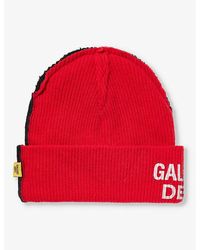GALLERY DEPT. - Topanga Brand-print Wool And Cashmere-blend Knitted Beanie - Lyst
