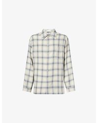Our Legacy - Every Checked Woven Shirt - Lyst