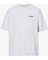 Represent - Owners' Club Graphic-print Relaxed-fit Cotton-jersey T-shirt - Lyst