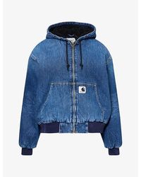 Carhartt - Og Active Hooded Denim Jacket - Lyst