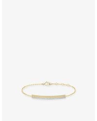 Boucheron - Quatre Radiant Edition 18Ct And 0.18Ct Diamond Chain Bracelet - Lyst