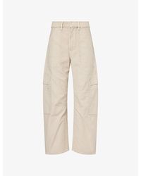 Citizens of Humanity - Marcelle Tapered-Leg Low-Rise Cotton Cargo Trousers - Lyst