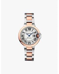Cartier - Crw2Bb0032 Ballon Bleu De 18Ct Rose- And Stainless-Steel Automatic Watch - Lyst