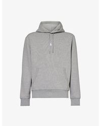 Polo Ralph Lauren - Brand-embroidered Cotton And Recycled-polyester Hoody - Lyst