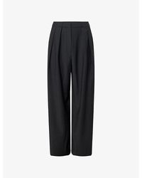 Frankie Shop - Ripley Pleated Stretch-Woven Trousers - Lyst