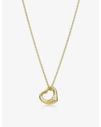 Tiffany & Co. - Elsa Peretti&Reg; Open Heart 18Ct Necklace - Lyst