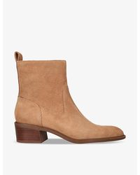 Dolce Vita - Bili Panelled Suede Heeled Ankle Boots - Lyst