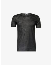 Zimmerli of Switzerland - Royal Classic Semi-Sheer Cotton-Jersey T-Shirt - Lyst