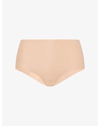 Hanro - Invisible High-Rise Stretch-Cotton Briefs - Lyst