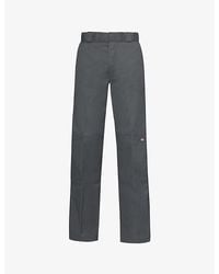 Dickies - Double-knee Elasticated-waist Straight-leg Woven Trousers - Lyst