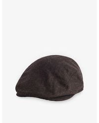 Barbour - Barlow Wool-Blend Flat Cap - Lyst