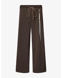Song For The Mute - Wide-Leg Relaxed-Fit Woven Trousers - Lyst