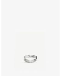 Cartier - C De Platinum Wedding Ring - Lyst
