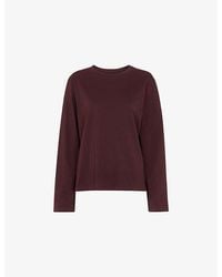 Whistles - Relaxed-Fit Long-Sleeve Cotton T-Shirt - Lyst