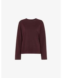 Whistles - Relaxed-Fit Long-Sleeve Cotton T-Shirt - Lyst