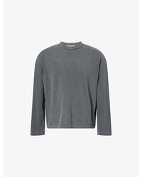 MKI Miyuki-Zoku - Slub Long-Sleeve Cotton T-Shirt - Lyst