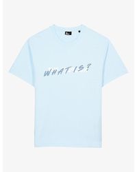 The Kooples - Slogan-Print Regular-Fit Cotton T-Shirt - Lyst
